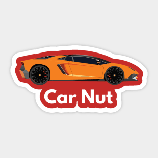 Car nut Sticker